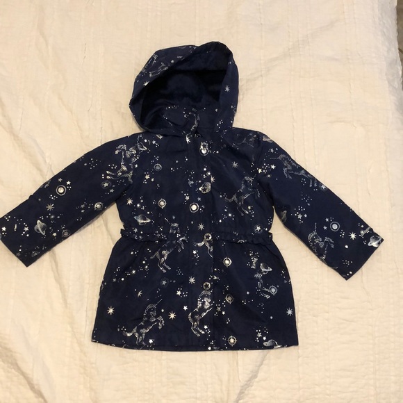 LONDON FOG Navy Midweight Trench Jacket Kids Size 5 - Picture 13 of 14